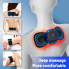 Neck Massager EMS Muscle Stimulator - Electric Cervical Massage Patch with Low-Frequency Pulse for Pain Relief and Relaxation