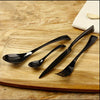 24 Pcs Luxury Flatware - Cuchillería - Black